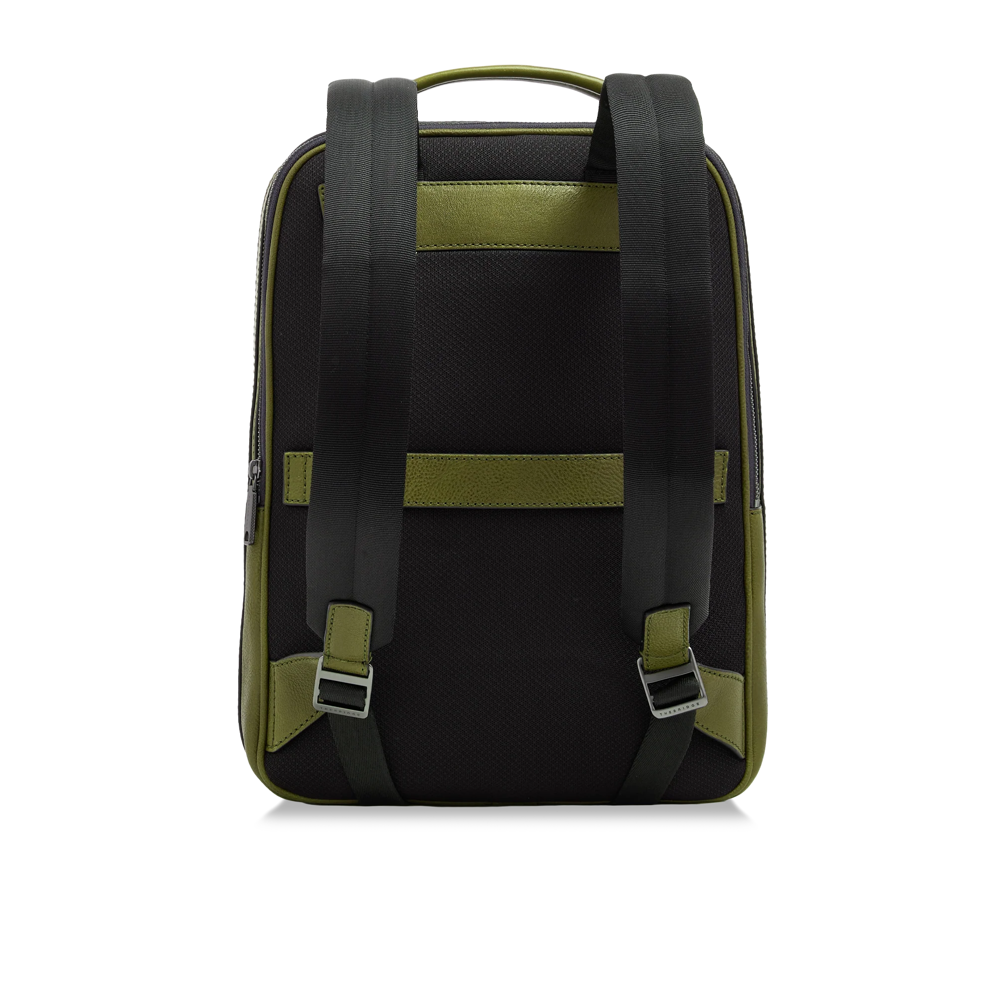 Men’s leather backpack with front pockets - Image 3