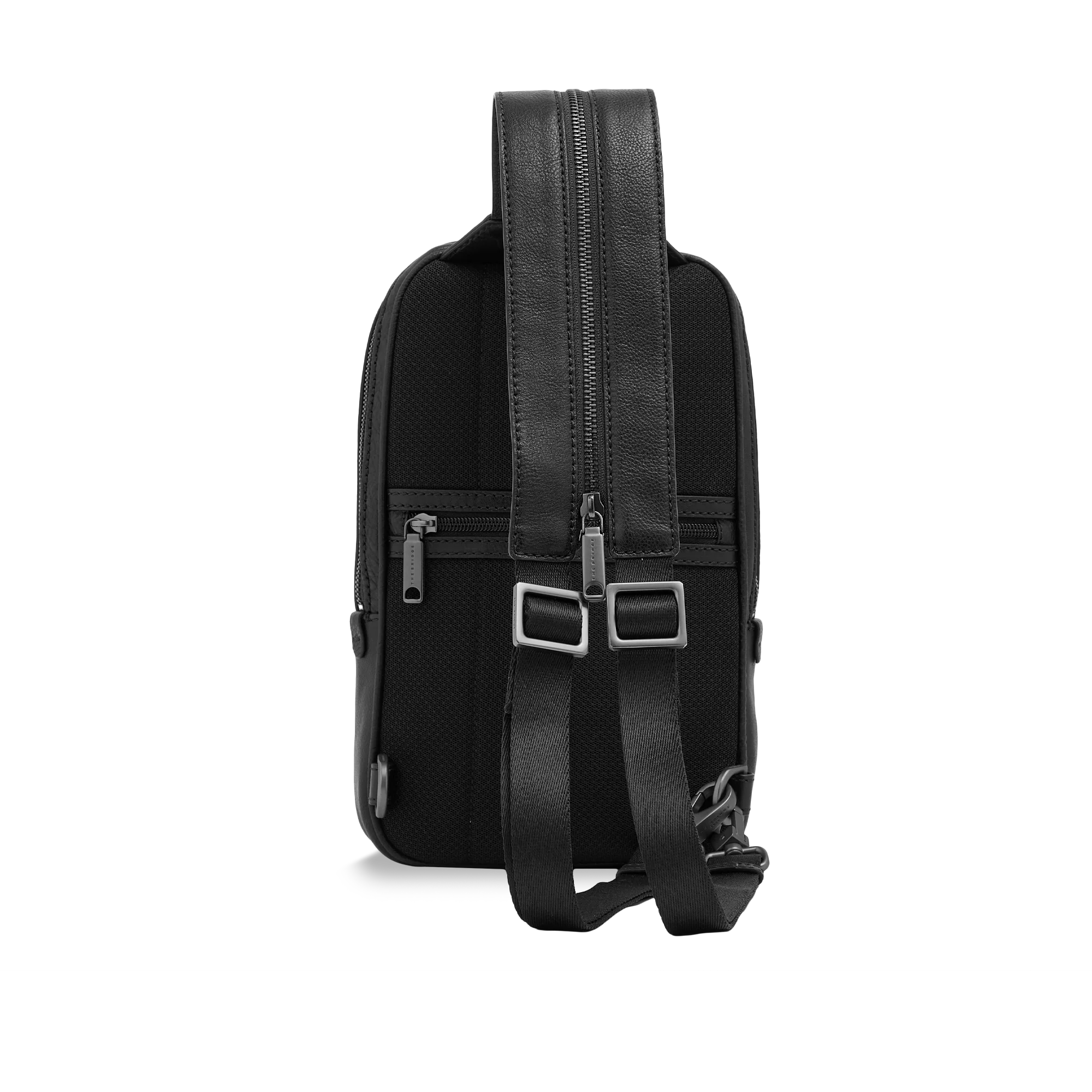 Men’s leather single-strap backpack - Image 3
